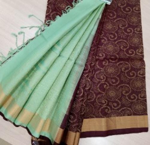 SOFT SILK SAREE WITH BLOUSE